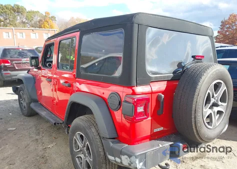 2023 Jeep Wrangler 4-Door Sport S 4X4 from USA, damaged, VIN 1C4HJXDN2PW576601